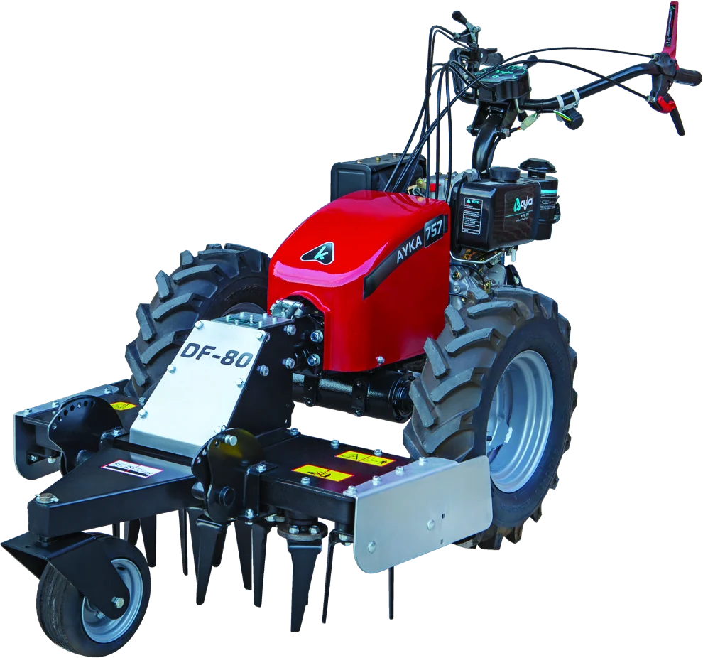 Current red AYKA tillage machine